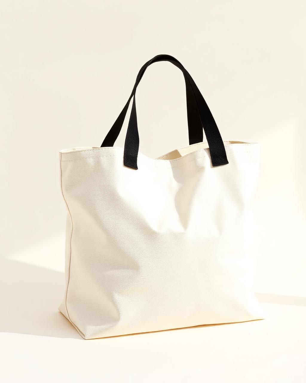 Canvas Tote — 18 oz cotton canvas, webbing handles.